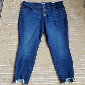 LOFT high waist skinny jeans